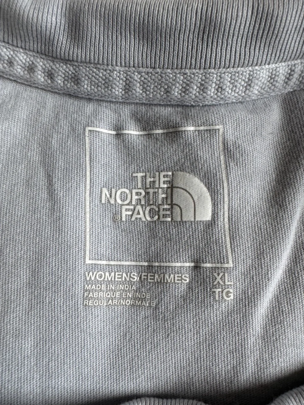 The North Face Light Blue Short Sleeve Crew Tee - Picture 3 of 4